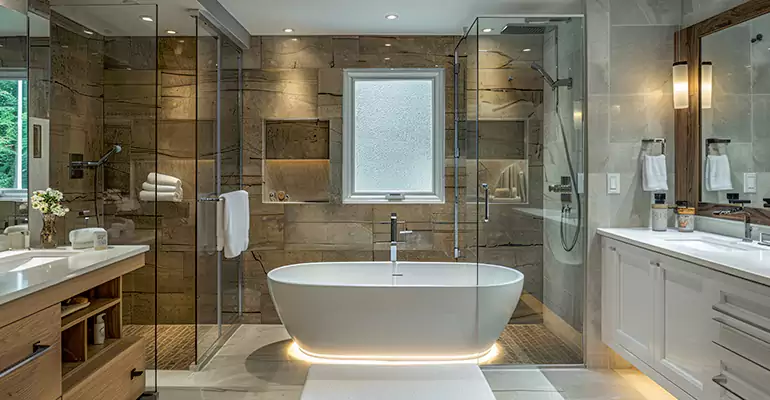 Master Suite Bathroom Remodel in Bristol, PA