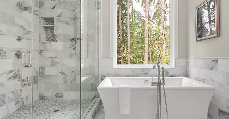 Bathtub to Tile Shower Conversion in Bristol