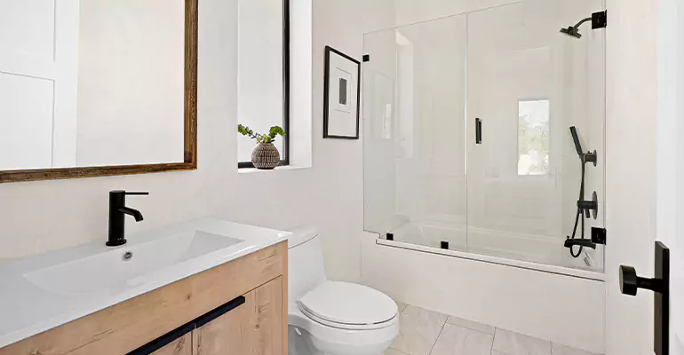 Tub Replacement With Shower in Bristol